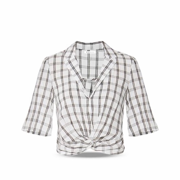 BCBGeneration Tops - NWT BCBG plaid top shirt blouse